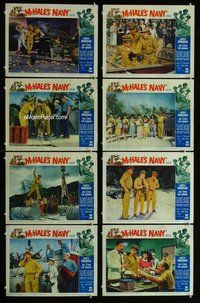 h173 McHALE'S NAVY 8 move lobby cards '64 Ernest Borgnine, Tim Conway