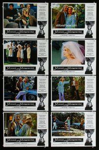 h180 MINNIE & MOSKOWITZ 8 move lobby cards '71 Cassavetes, Rowlands