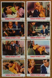 h181 MISTER BUDDWING 8 int'l move lobby cards '66 Woman Without a Face!