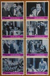 h184 NEVER TOO LATE 8 move lobby cards '65 Paul Ford, Connie Stevens