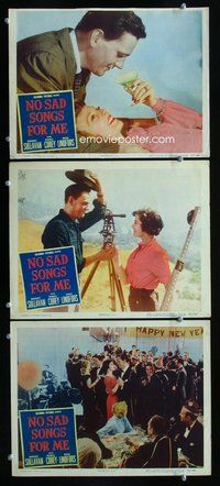 h802 NO SAD SONGS FOR ME 3 move lobby cards '50 Margaret Sullavan