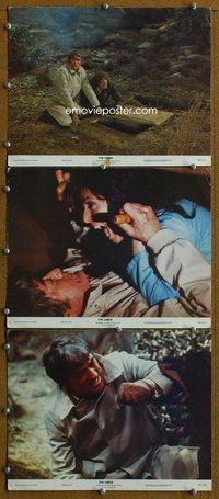 h804 OMEN 3 color deluxe 11x14 movie stills '76 Gregory Peck, Lee Remick