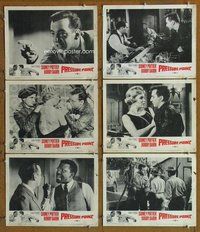 h499 PRESSURE POINT 6 move lobby cards '62 Sidney Poitier, Bobby Darin
