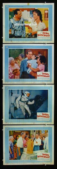 h718 RELUCTANT ASTRONAUT 4 move lobby cards '67 Don Knotts, Nielsen