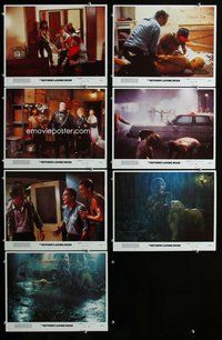 h375 RETURN OF THE LIVING DEAD 7 move lobby cards '85 zombies!