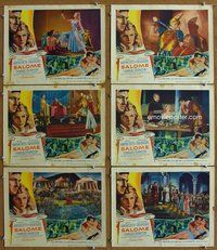 h507 SALOME 6 move lobby cards '53 sexy Rita Hayworth, Granger