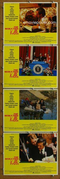 h723 SEDUCTION OF JOE TYNAN 4 move lobby cards '79 Alan Alda, Streep