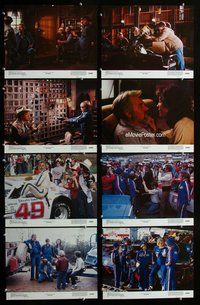 h213 SIX PACK 8 color deluxe 11x14 movie stills '82 Kenny Rogers, car racing!