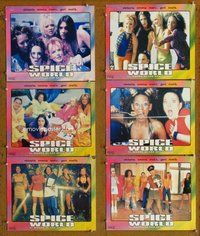 h518 SPICE WORLD 6 Spanish/U.S. move lobby cards '97 Spice Girls, Beckham