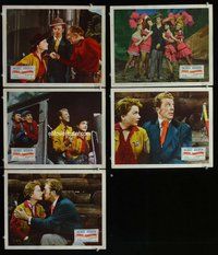 h635 TICKET TO TOMAHAWK 5 move lobby cards '50 Marilyn Monroe in one!