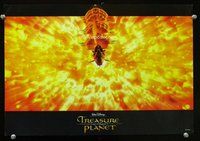 h972 TREASURE PLANET movie lobby card '02 Disney sci-fi, cool image!