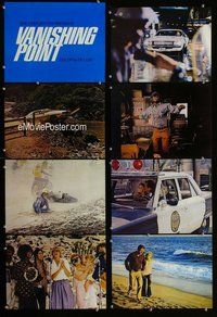 h239 VANISHING POINT 8 move lobby cards '71 car chase cult classic!