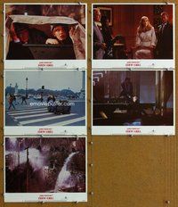 h640 VIEW TO A KILL 5 move lobby cards '85 Moore as James Bond!