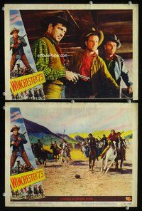 h936 WINCHESTER '73 2 move lobby cards '50 Stephen McNally