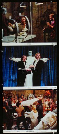 h823 YOUNG FRANKENSTEIN 3 color deluxe 11x14 movie stills '74 Mel Brooks