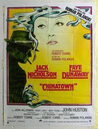 k141 CHINATOWN French one-panel movie poster R70s Jack Nicholson, Roman Polanski