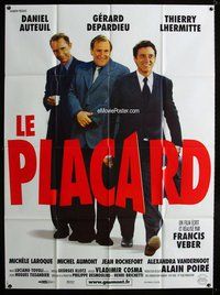 k145 CLOSET DS French one-panel movie poster '01 Gerard Depardieu, Veber