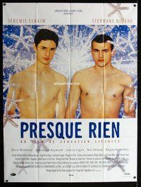 k146 COME UNDONE French one-panel movie poster '00 homosexual romance!