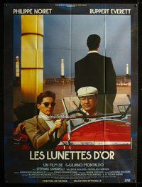 k168 GOLD RIMMED GLASSES French one-panel movie poster '87 Rupert Everett