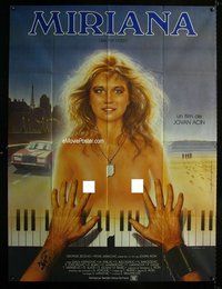 k172 HEY BABU RIBA French one-panel movie poster '87 sexy Zoran artwork!