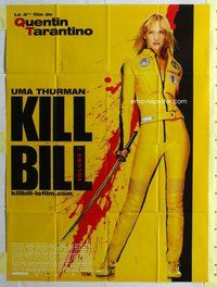 k179 KILL BILL VOL 1 French one-panel movie poster '03 Tarantino,Uma Thurman