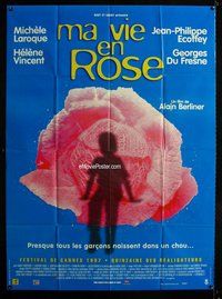 k208 MY LIFE IN PINK French one-panel movie poster '97 anti-homophobia!