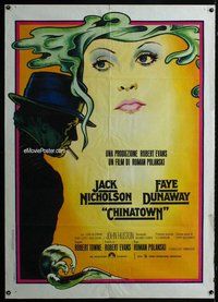 k547 CHINATOWN Italian one-panel movie poster R70s Jack Nicholson, Polanski