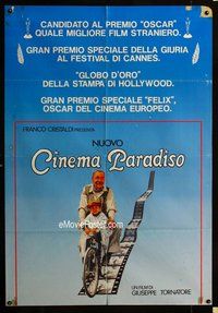 k549 CINEMA PARADISO Italian one-panel movie poster '89 Tornatore, Noiret