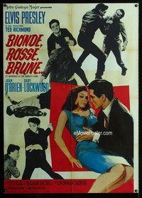 k593 IT HAPPENED AT THE WORLD'S FAIR Italian one-panel movie poster '63