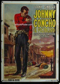 k597 JOHNNY CONCHO Italian one-panel movie poster R63 Frank Sinatra western!