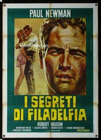 k700 YOUNG PHILADELPHIANS Italian one-panel movie poster '59 Paul Newman