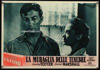 k044 HIGH WALL Italian photobusta movie poster '48 Robert Taylor