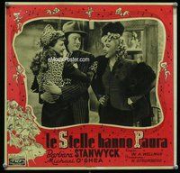 k049 LADY OF BURLESQUE Italian photobusta movie poster '43 Stanwyck