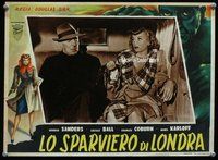 k050 LURED Italian photobusta movie poster '47 Lucille Ball close up!