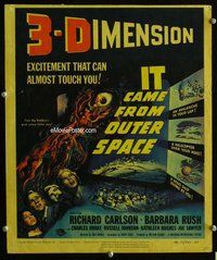k379 IT CAME FROM OUTER SPACE window card movie poster '53 classic 3D sci-fi!
