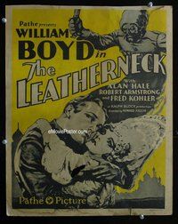 k393 LEATHERNECK window card movie poster '29 William Boyd