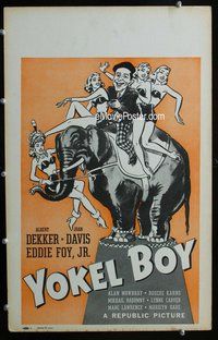 k511 YOKEL BOY window card movie poster '42 Albert Dekker, Joan Davis