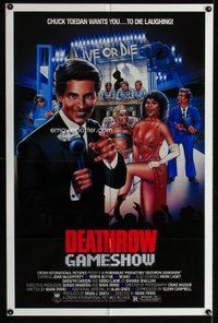m045 LOT OF 100 DEATHROW GAMESHOW 1SHEETS '87 wild! 