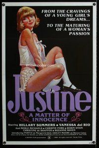 m064 LOT OF 29 JUSTINE A MATTER OF INNOCENCE 1SHEETS'80 