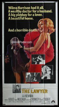 n412 LAWYER int'l three-sheet movie poster '70 Barry Newman, Harold Gould