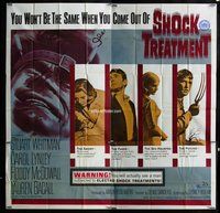 n255 SHOCK TREATMENT six-sheet movie poster '64 can you take electroshock!