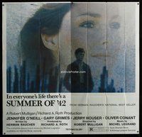 n021 SUMMER OF '42 six-sheet movie poster '71 classic Jennifer O'Neill!