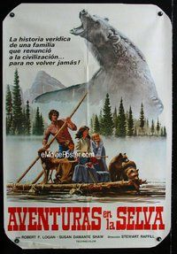 n608 ADVENTURES OF THE WILDERNESS FAMILY Argentinean movie poster '75