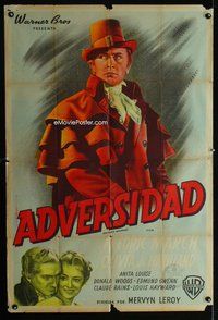 n616 ANTHONY ADVERSE Argentinean movie poster '36 Fredric March