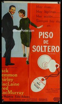 n618 APARTMENT Argentinean movie poster '60 Lemmon, MacLaine