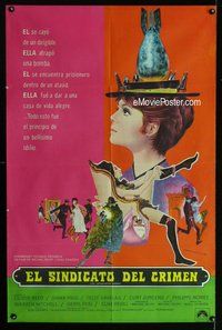 n619 ASSASSINATION BUREAU Argentinean one-sheet movie poster '69 Diana Rigg