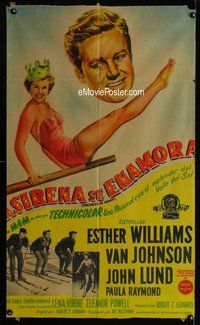 n675 DUCHESS OF IDAHO Argentinean movie poster '50 Esther Williams