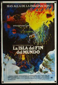 n721 ISLAND AT THE TOP OF THE WORLD Argentinean movie poster '74