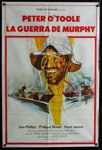 n753 MURPHY'S WAR Argentinean one-sheet movie poster '71 Peter O'Toole