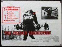 n103 FRENCH CONNECTION British quad movie poster '71 Gene Hackman
